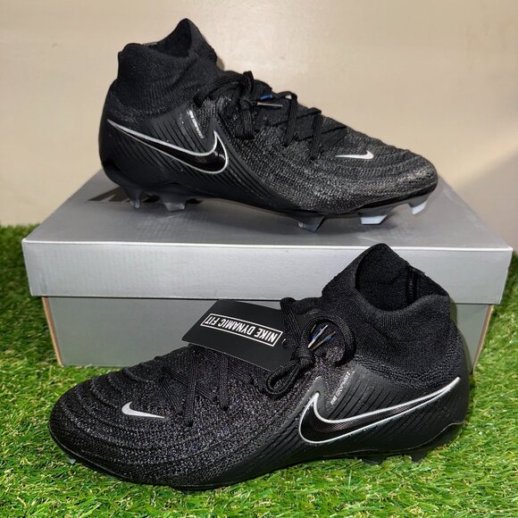 Nike Air Phantom Luna II Elite FG Soccer Cleats Black Men Size 10 FJ2572-001 NEW